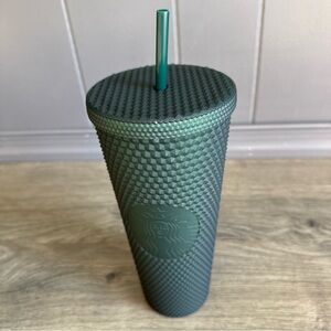 Starbucks Jelly Studded Tumbler - Matte Dark Green, 24 oz